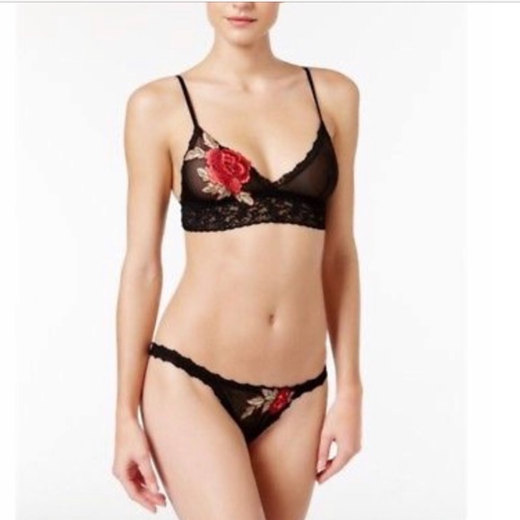 NWT Hanky Panky Glam Appliqué Festival Bralette - Picture 3 of 8